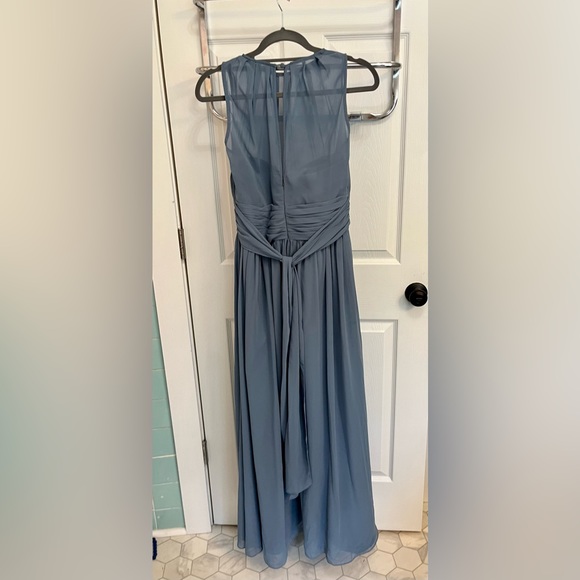 Bill levkoff blue/gray bridesmaids dress - Picture 2 of 4